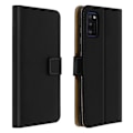 Pikkukuva 1 / 4: Samsung Galaxy A41 - AVIZAR - Aitoa Nahkaa - 2 Korttipaikkaa - Tukiominaisuus - Musta Svart