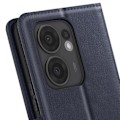 Pikkukuva 3 / 5: 'Oppo Reno 13 F / 13 FS Klipsin Lompakkokotelo ja Videotuki Sininen Yö' Blå