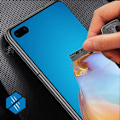 Miniatyrbild 3 av 4: Skärmskydd - AVIZAR - Huawei P40 - Flexibelt latex - Stötresistent - Transparent vit