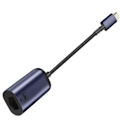 Pikkukuva 2 / 5: USB-C-Ethernet-sovitinkaapeli - AVIZAR - Nopeus 100 Mbps - Pituus 10 cm - Tummanharmaa