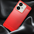 Pikkukuva 3 / 6: Kotelo Xiaomi Redmi 13C Flexible Carbonille ja Brushed Effect Redille