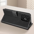Miniatyrbillede 4 af 5: Etui til Xiaomi Redmi 13 med pungfunktion og videostøtte - Sort Svart