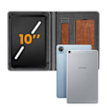 Miniatyrbillede 3 af 6: Retro Tablet Case 10 inches Adjustable Stand and Dark Brown Card Holder