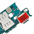 Miniatyrbillede 3 af 5: Original Samsung S23 Plus USB-C ladestik med mikrofon og SIM-læser Svart