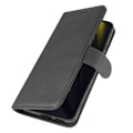 Pikkukuva 1 / 5: Kotelo Xiaomi Poco F6 Flip Wallet Stand Vintage Style Mustalle Svart