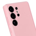 Pikkukuva 3 / 6: Nahkakotelo Galaxy S25 Ultra -näyttöikkunalla ja korttipaikalla, Vaaleanpunainen Rosa