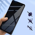 Pikkukuva 3 / 5: Karkaistu Lasi - AVIZAR - Sony Xperia 1 VI - Kovuus 9H - Naarmuuntumaton - Näytön suojaus Svart