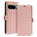 Miniatyrbillede 1 af 5: Étui til Google Pixel 9 Pro XL plånbok med håndledsrem Mayaxess Roséguld Rosa