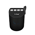 Miniatyrbild 2 av 4: Trådlös Bluetooth Högtalare - LinQ - Svart - FM Radio - Flerfärgad LED - 3W Svart