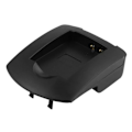 Miniatyrbillede 1 af 2: Ladefod til Batterie EN-EL12 Kompatibel med Nikon Coolpix Sort Svart