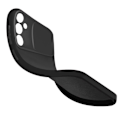 Miniatyrbillede 4 af 6: Etui til Samsung Galaxy A25 5G - AVIZAR - Sort - Halvstivt - Syntetisk - Glat Svart