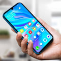Pikkukuva 3 / 4: Huawei P30 Lite Complete Block LCD-kosketusnäyttö akku 3340 mAh alkuperäinen sininen Blå