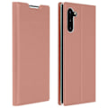 Miniatyrbild 1 av 4: Hus till Samsung Galaxy Note 10 - AVIZAR - Kortfodral - Ekoskinn - Roséguld - Videostöd Rose guld