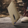 Miniatyrbillede 4 af 4: Coque - ADVARSEL - Xiaomi Mi 9T - Stødabsorberende - Forstærket Silikone - Design med Reliefterninger Gul Gult guld
