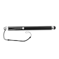Miniatyrbillede 1 af 4: Touch screen stylus - AKASHI - Gummispids - Udtrækkelig håndledsrem - Sort Svart