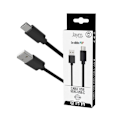 Pikkukuva 3 / 4: USB-C kaapeli USB-A 3A Lataus ja Synkronointi POP-kokoelma 1,5 m Jaym Musta Svart