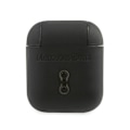 Miniatyrbillede 2 af 2: AirPods etui - Mercedes-Benz - Sort - Naturlæder - Ridsefast - Perfekt pasform