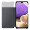 Miniatyrbillede 2 af 4: Samsung Galaxy A32 5G Etui - Original - S View Wallet Cover - Sort - Fuld beskyttelse - Taktile Svart