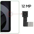 Miniatyrbillede 3 af 4: Frontkamera til iPad Air 5 (2022) 12MP Selfie Sensor Relife Black Svart
