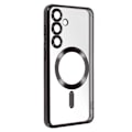 Miniatyrbild 2 av 5: MagSafe Fodral för Samsung Galaxy S24 Plus Silikon Svart Chrome Contour Svart