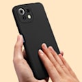 Pikkukuva 4 / 4: Suojakuori - Xiaomi - Mi 11 Lite / Mi 11 Lite 5G - Pehmeä - Soft Touch - Musta Svart