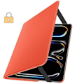 Pikkukuva 4 / 5: Flip Case iPad Pro 13 2024:lle - AVIZAR - 360 Pyörivä folio - Oranssi - Synteettinen Orange