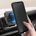 Miniatyrbild 4 av 6: Fodral till Samsung Galaxy A25 5G - AVIZAR - Ringrip - Metal Ring Support Funktion - Svart Svart