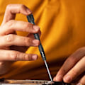 Miniatyrbillede 3 af 6: Skruetrækker Sæt med Magnetisk Spids 10 i 1 - LINQ - BST8800E - Skruetrækkersæt - Sort Svart