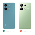 Miniatyrbillede 4 af 6: Taske til Xiami Redmi Note 13 5G - AVIZAR - Blød silikone - Gennemsigtig Transparent