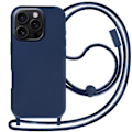 Miniatyrbild 1 av 5: Coque Cordon Semi Rigide Soft touch för iPhone 16 Pro Blå Blå