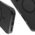 Pikkukuva 4 / 5: MagSafe kotelo iPhone 16 Prolle Iskunkestävä korotetuilla reunoilla 4smarts Black Svart