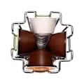 Pikkukuva 4 / 5: Dolce Gusto kapseliannostelija - Cheffinger - 360° pyörivä hoikka torni - harmaa metalli Grå