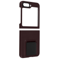 Miniatyrbillede 2 af 5: Etui til Samsung Galaxy Z Flip 5 - AVIZAR - Classic Stand Wine Lees - Foldbart og justerbart stativ Röd