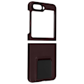 Pikkukuva 2 / 5: Kotelo Samsung Galaxy Z Flip 5:lle - AVIZAR - Classic Stand Wine Lees - Taitettava ja säädettävä jalusta Röd