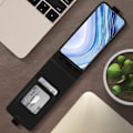 Miniatyrbild 4 av 4: Etui - Xiaomi - Redmi Note 9S / 9 Pro / 9 Pro Max - Ekoskinn - Svart - Magnetisk stängning Svart