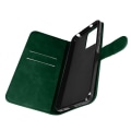 Miniatyrbillede 2 af 5: Etui til Xiaomi Redmi Note 12 tegnebog i imiteret læder, grønt, sommerfugledesign Grön