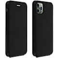 Miniatyrbillede 1 af 4: Etui - AVIZAR - iPhone 11 Pro - Ægte læder - Vertikal klapcover - Sort Svart