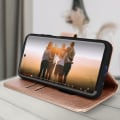Miniatyrbillede 4 af 4: Folio etui - AVIZAR - Xiaomi Redmi Note 10 5G/Poco M3 Pro - Rosa - Øko-læder tekstureret - Støttefunktion Rosa
