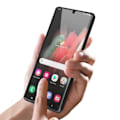 Pikkukuva 4 / 5: Suojakalvo - FORCE GLASS - Galaxy S21 Ultra - 9H+ kovuus - Murtumaton - Oleofobinen pinnoite Svart