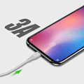 Miniatyrbild 4 av 4: Väggladdare Dubbel USB 3A Smart IC USB-C Kabel Swissten Slim Vit Vit
