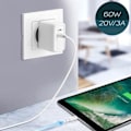 Miniatyrbild 3 av 4: Kabel USB-C till Lightning 60W Laddning och Synchro Fast Charge 3A 1,2m LinQ Vit