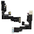 Miniatyrbillede 2 af 3: Frontkamera - AVIZAR - iPhone 6 - Nærheds detector - Forbindelseskabel - Sort Svart