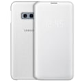 Miniatyrbild 2 av 4: Hölster - Samsung - Galaxy S10e - LED View Cover - Läder - Vit - Kortficka Vit