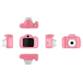 Miniatyrbillede 3 af 4: Digitalkamera - TECHKIDS - EasyClick Lightweight - Pink - Til børn - USB genopladelig Rosa