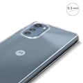 Miniatyrbild 3 av 5: AVIZAR Mjukt skyddsfodral för Motorola Moto E32 - Genomskinlig - Tunt 0,3 mm Transparent