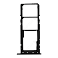 Miniatyrbillede 1 af 4: Udskiftning til SIM-kortbakke - Samsung Galaxy A03 - Sort - Dual Nano SIM + Micro-SD Svart