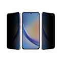 Miniatyrbillede 1 af 4: Hærdet glas 2.5D til Samsung Galaxy A35 / A55 Privacy Ultra Robust Eiger Sort transparent Svart