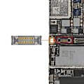 Pikkukuva 3 / 4: Touch FPC -liitin iPhone XR Black -laitteeseen - AVIZAR - Vaihto Touch FPC -liitin - Musta - 10 g Svart