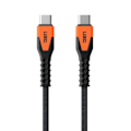 Pikkukuva 2 / 6: USB-C / USB-C 60W Lataus- ja Siirtokaapeli Kevlar Rugged 1.5m UAG Musta Orange