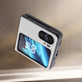 Miniatyrbild 4 av 5: AVIZAR Skyddsfodral till Oppo Find N2 Flip - Vit - Koleffekt - Flip Style Vit